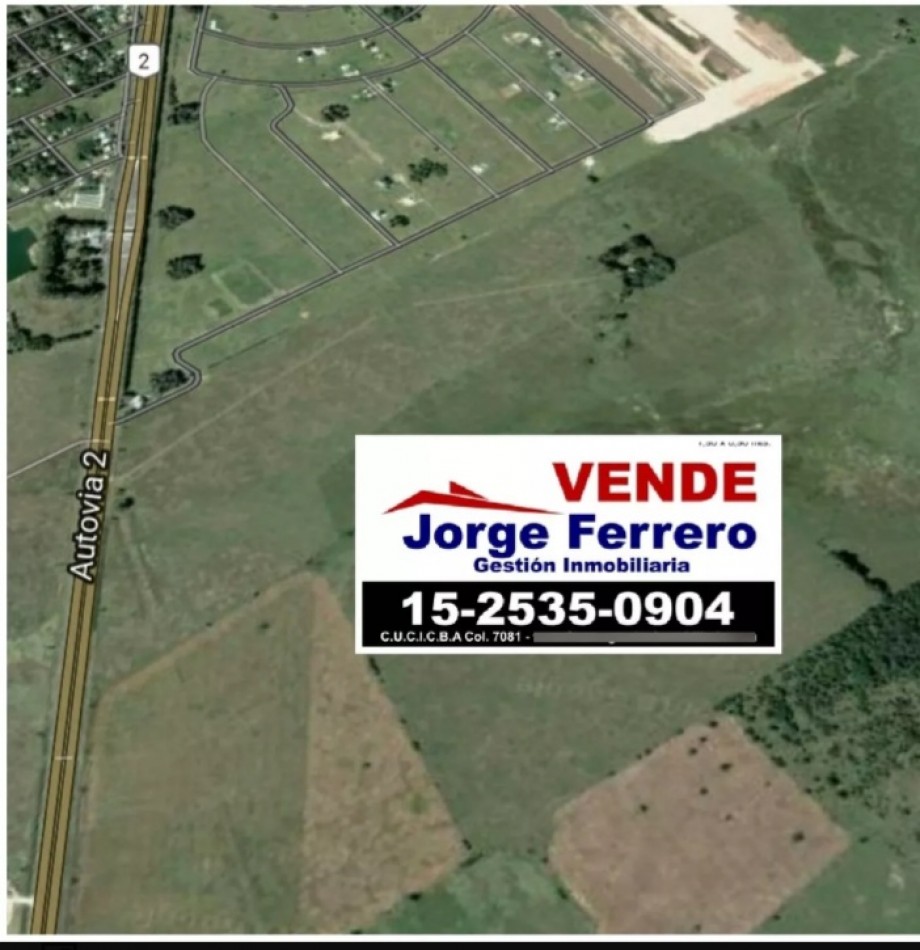 Venta Campo 77 Hect Ruta 2 Km90a 600mtrs Peaje Samborombon